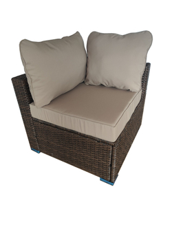 Модульный комплект из искусственного ротанга Абион Шоколад