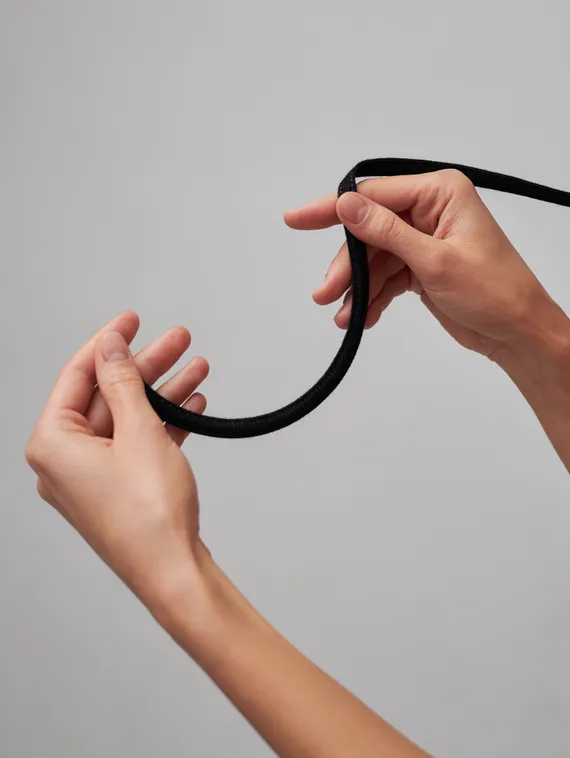 170 Туннельная лента двухшовная 10 мм, черный 170