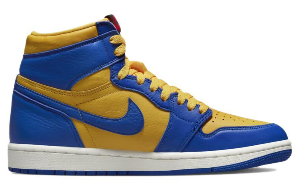 Кроссовки Jordan Air Jordan 1 High Og "Game Royal And Varsity Maize" (Женская размерная сетка)