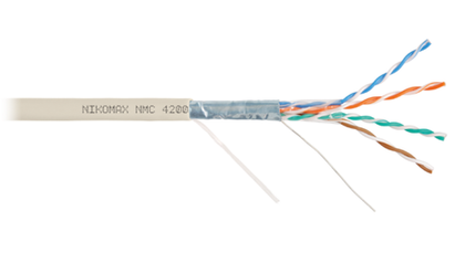 Кабель витая пара F/UTP 5e кат. 4 пары NikoMax NMC 4200L-IY