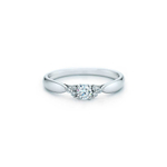 Кольцо из платины с бриллиантами, Tiffany 💎Harmony 0.18 ct. В наличии