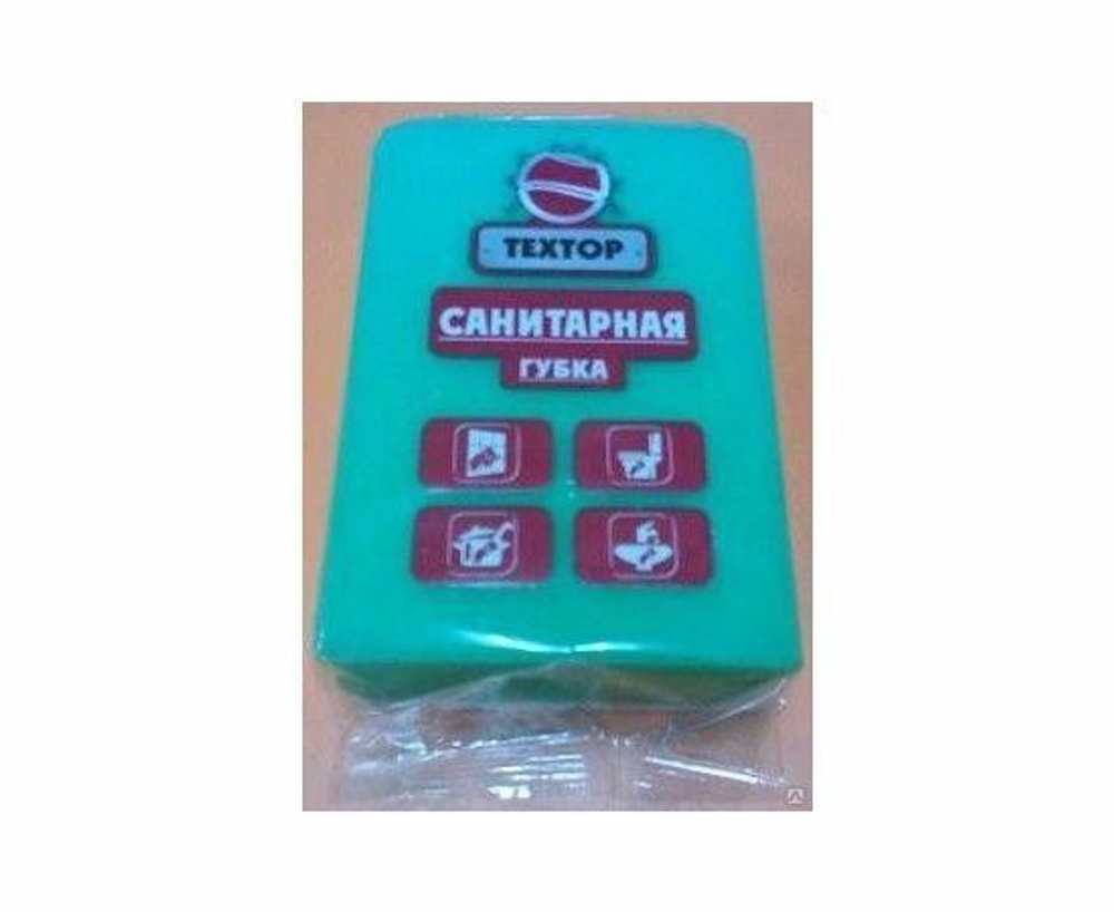 Губка профильная санитарная (белый абразив) 1 шт.