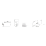 Унитаз подвесной Grossman Smart GR-5702 (590х380х380) белый,1 место