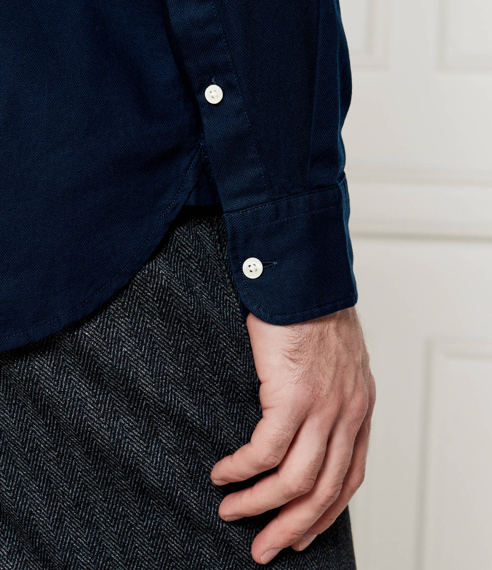 Рубашка DOBBY Tommy Hilfiger - темно-синий(MW0MW34568)