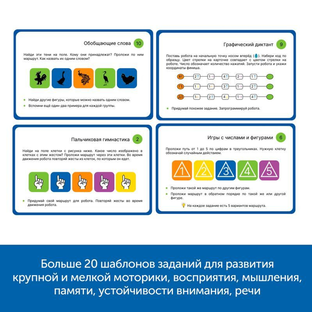 Комплект Нейроигры с РобоМышью для одаренных, нормотипичных и детей с ОВЗ