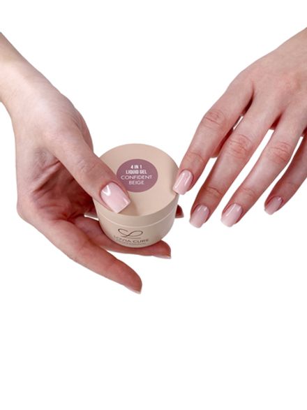 Lovia Cure 4in1 Liquid Gel Confident Beige - Полигель Архитектор бежевый, 30 мл
