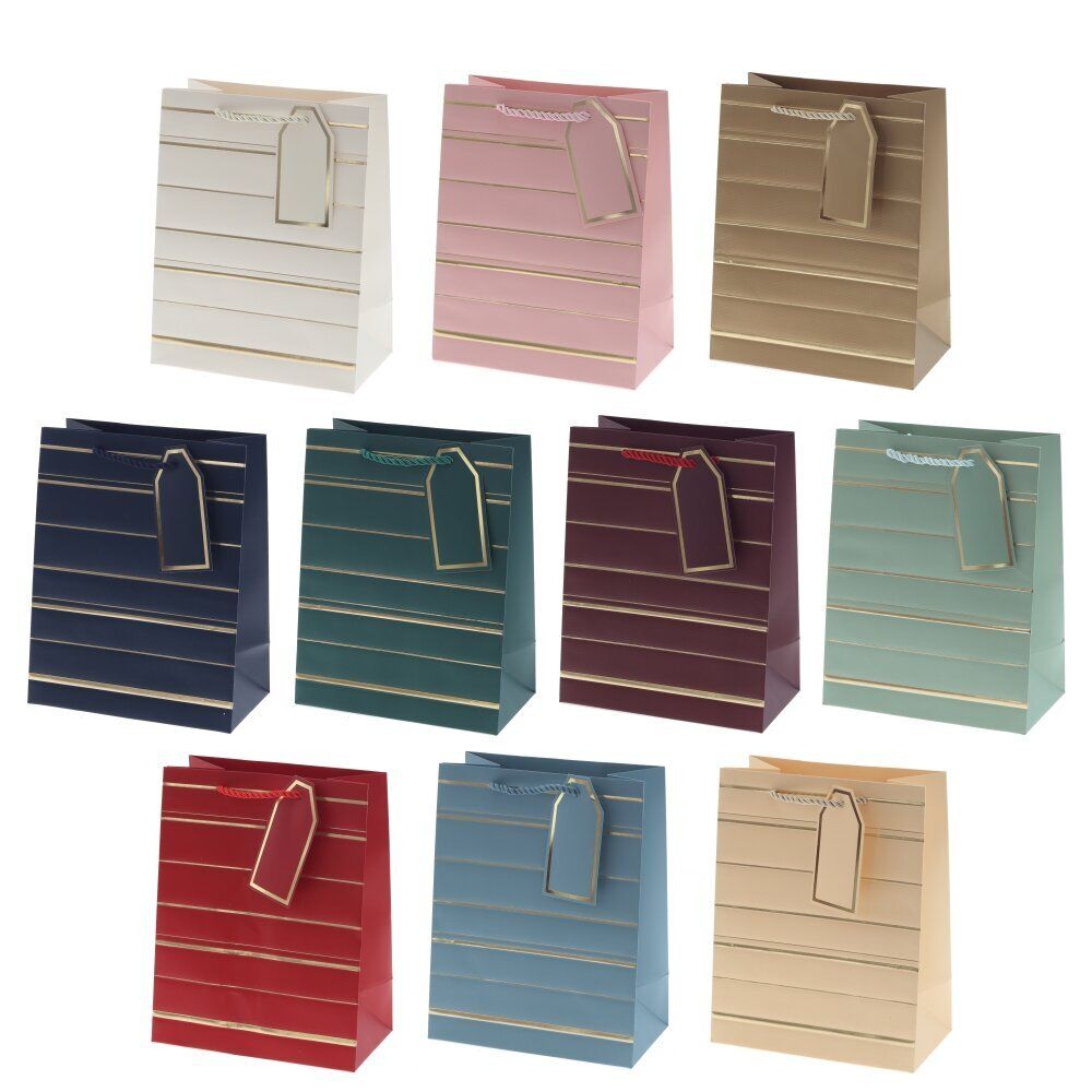 GAEM Пакет подарочный S (бумага 210г/м2, блок 12шт), L18 W10 H23 см, 10в.