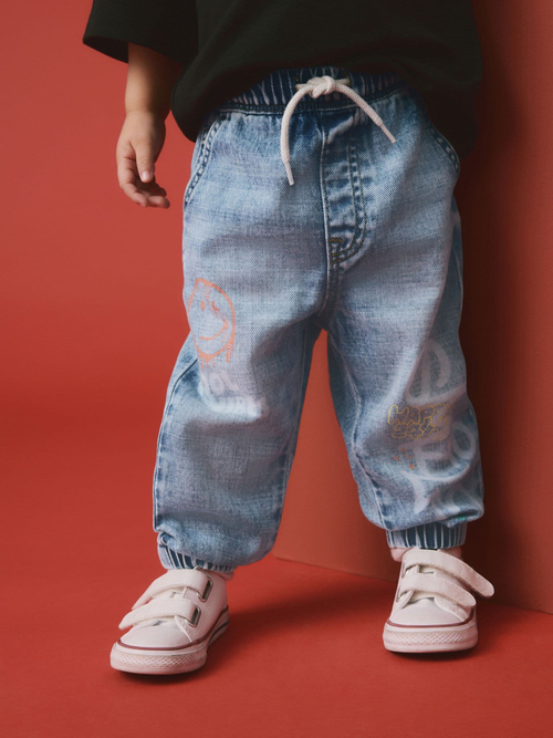 Джинсы для мальчика Next E45-339, Светло-синий