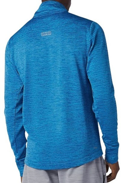 Мужская теннисная кофта New Balance Impact Grid - blue