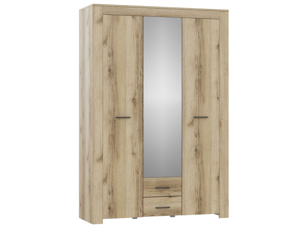 МС Квадро-16 Шкаф 3-х ст. с/з ЦРК.КВД.16 Дуб делано светлый