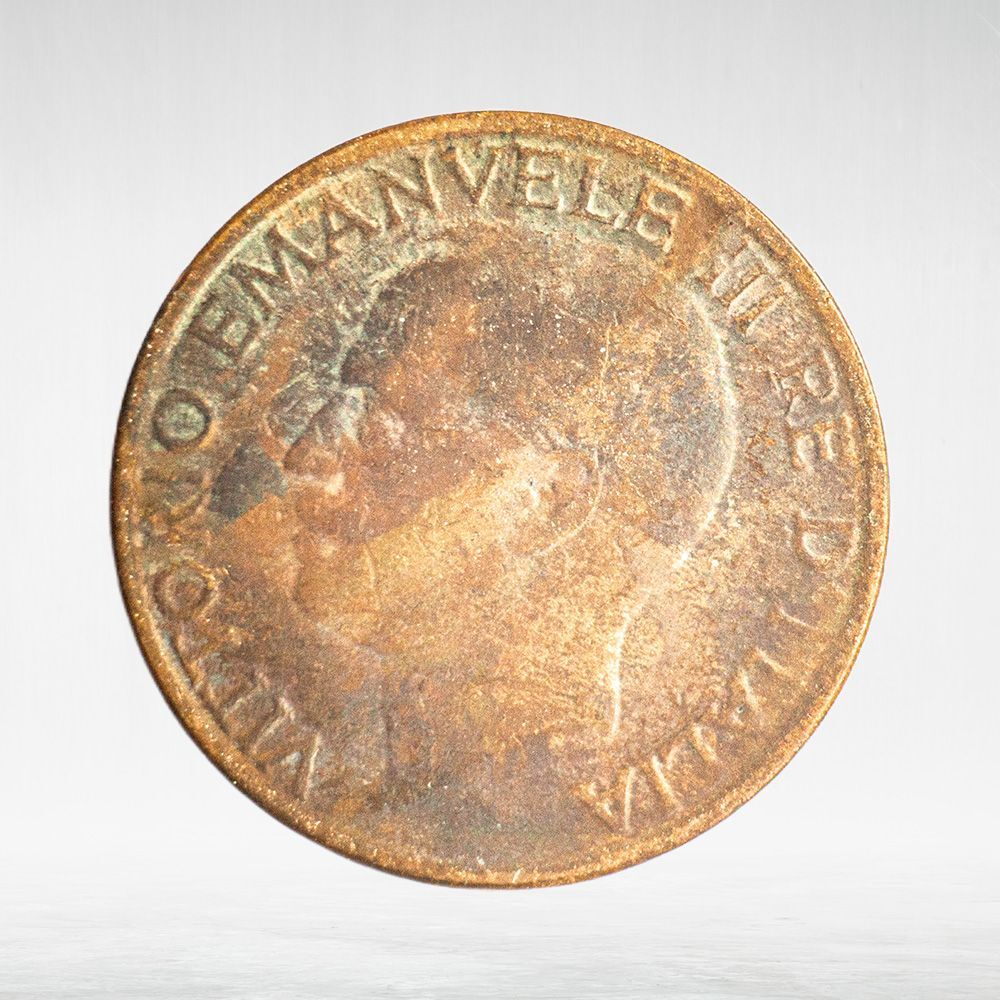 Italy 10 Centesimi 1934 R "Victor Emmanuel III", F