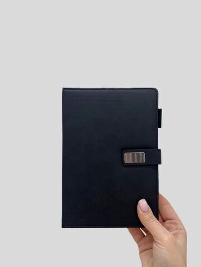 Блокнот А5 в линейку 170л черный (8412-1)