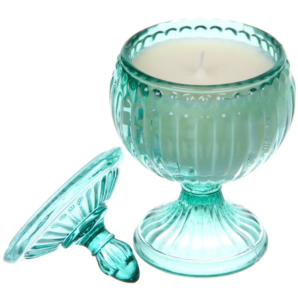 Свеча в стакане «Арабская ночь» 8,5*15 см, Изумруд