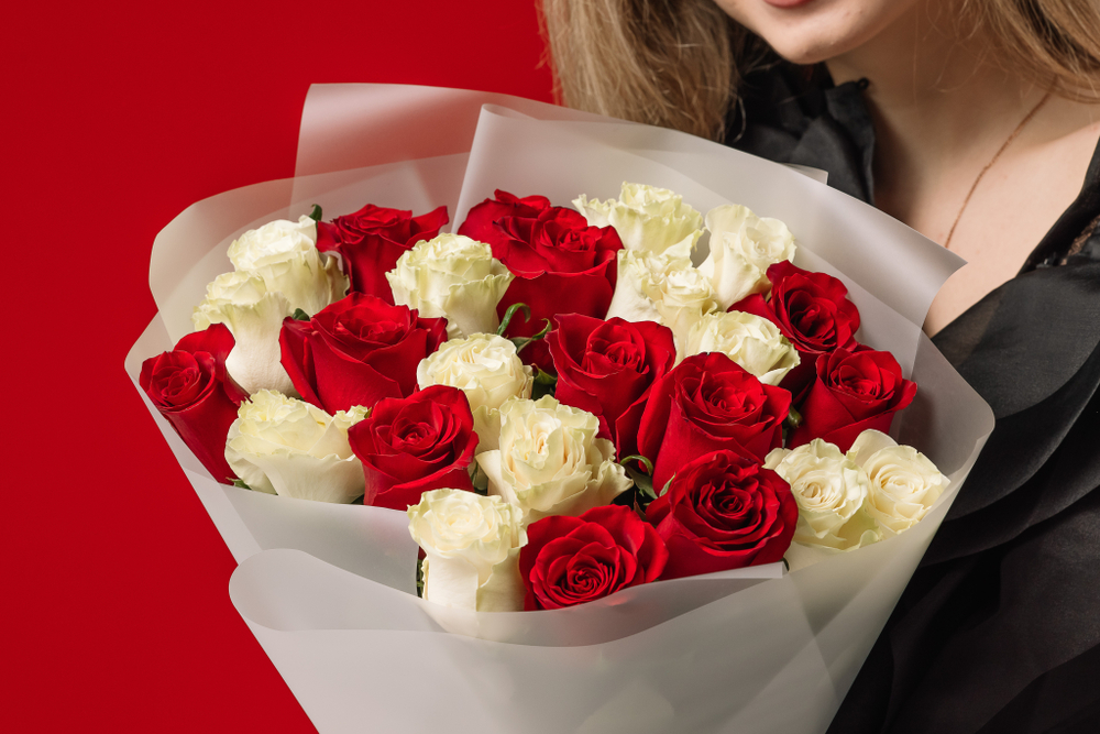 Букет «Микс 25 роз»