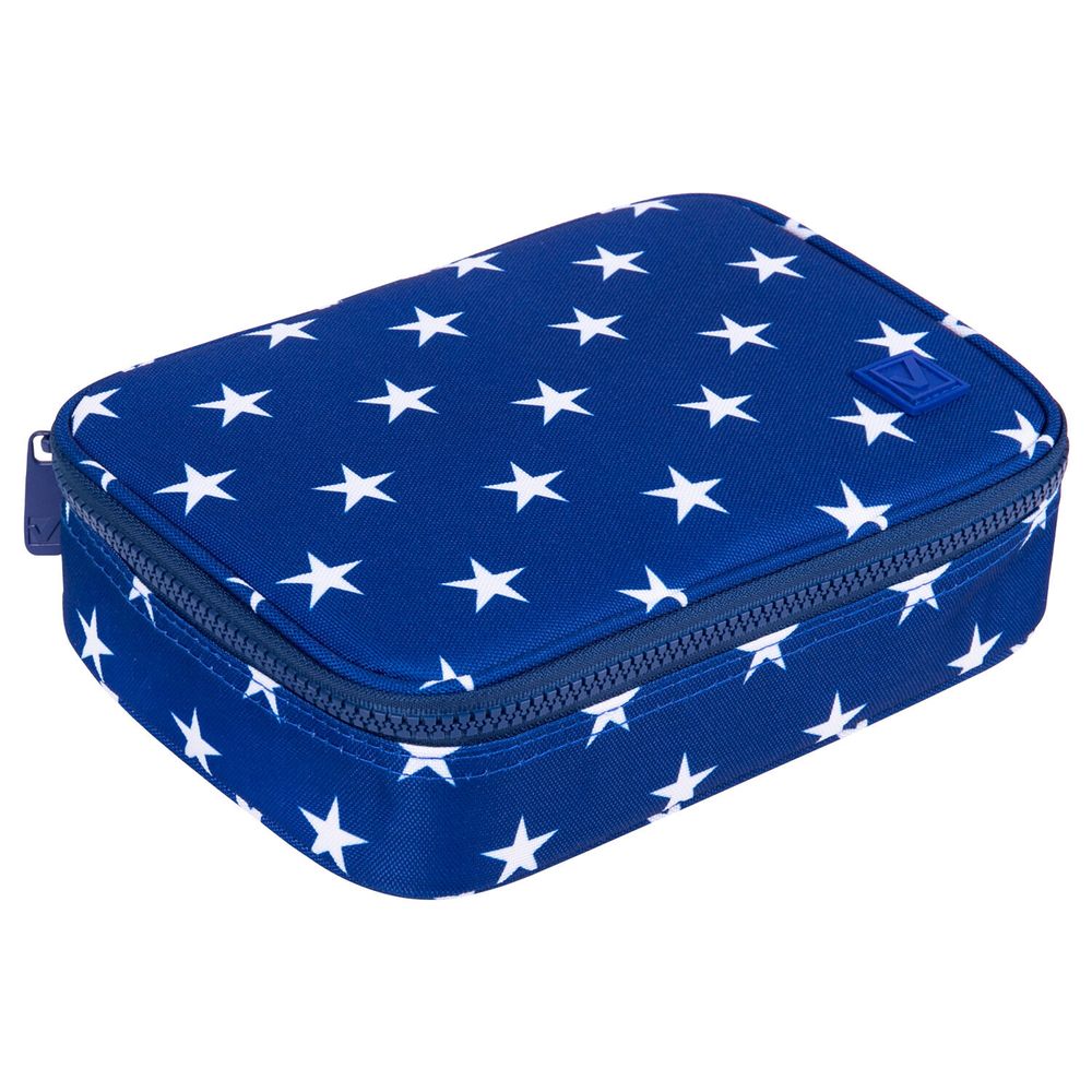 Пенал-косметичка BRAUBERG, 1 отделение, 1 откидная планка, ткань, 21x15x6 см, "Stars", 270707