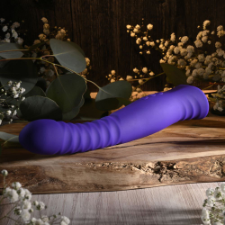 Фиолетовый вибростимулятор Trixxxie - 22,2 см.