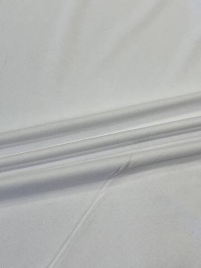 Трикотаж хлопковый белый