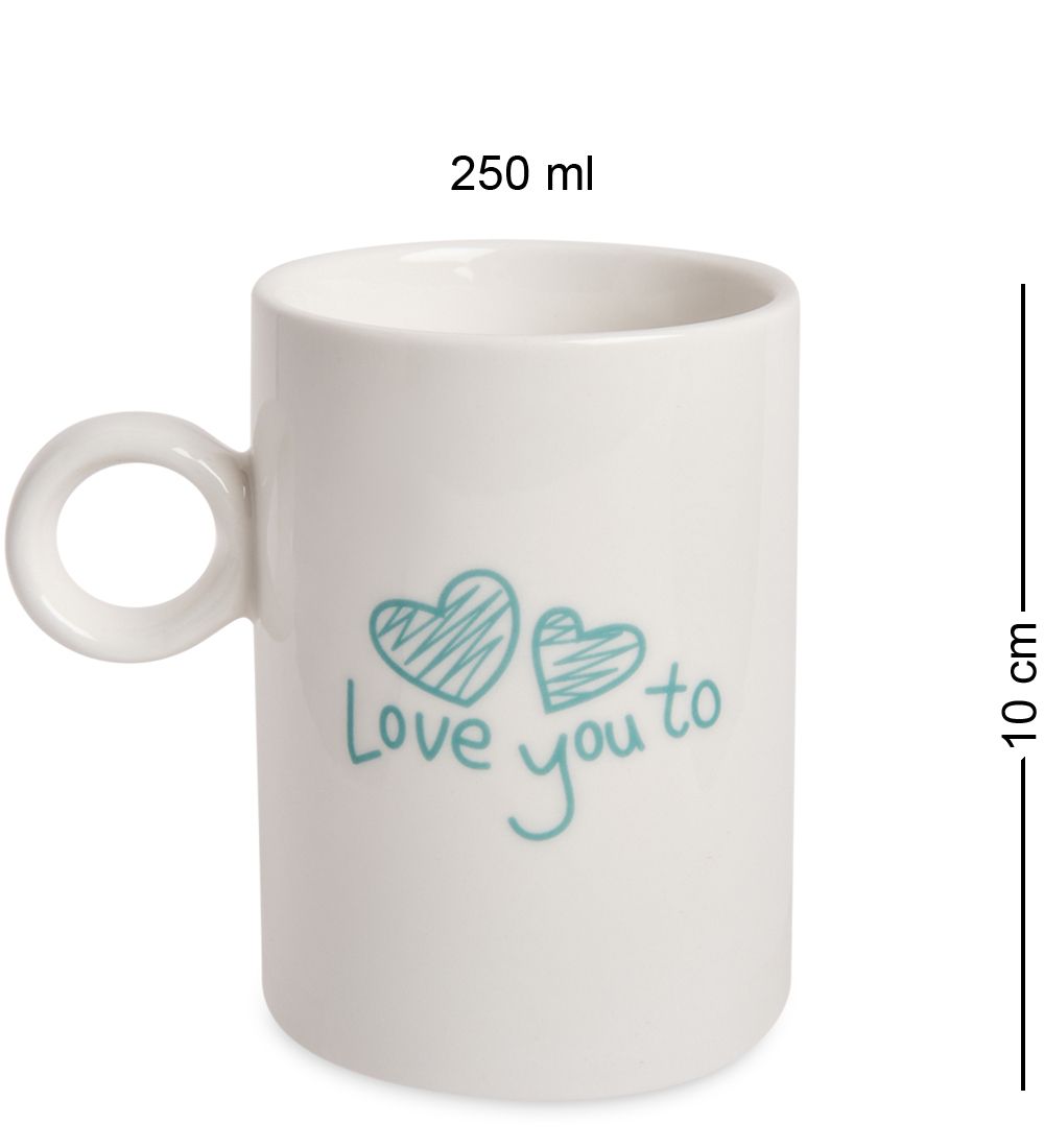 GAEM Art MUG-199/1 Набор кружек из 2-х «История любви»