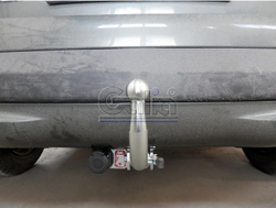 Фаркоп оцинкованный Galia P032A для Peugeot 207 хетчбек 2006-2012(паспорт и сертификат в комплекте)(без электрики)