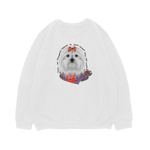 Свитшот "Мальтезе любит тебя больше себя"