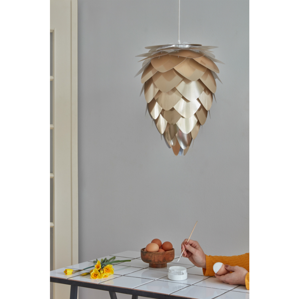 Плафон conia brushed brass