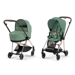 Детская коляска Cybex Mios 2 в 1 Leaf Green Rosegold