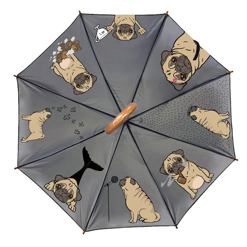 Зонт "Веселые Мопсы"