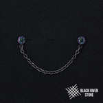 Titanium Chain HM Mystic Topaz