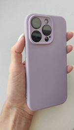 Накладка iPhone 14 Pro силикон сиреневый