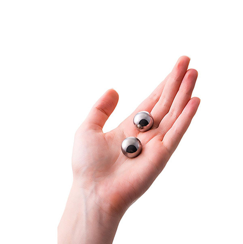 Металлические вагинальные шарики 2см для тренировки интимных мышц ToyFa Metal 715011