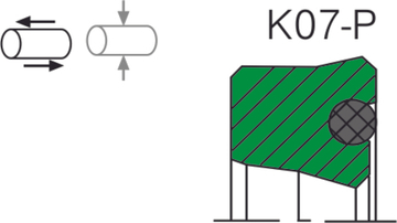 Уплотнение поршня K07-P