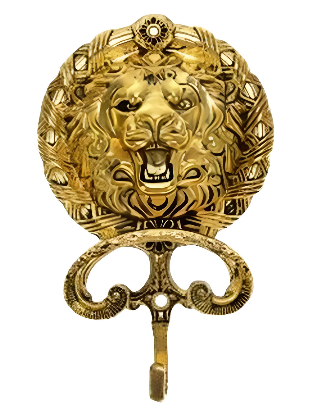 Крючок вешалка декоративный ЛЕВ, набор 2 шт.