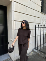 Джемпер KHAYAL, горький шоколад