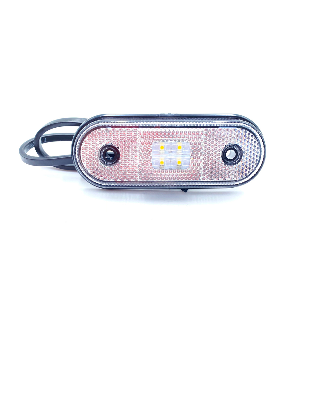 Фонарь габаритный светодиодный Fristom FT-020 В LED белый, (1 шт.) с проводом