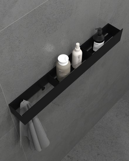 Полка Certa L (черный)