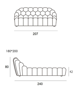 Двуспальная кровать Bubble