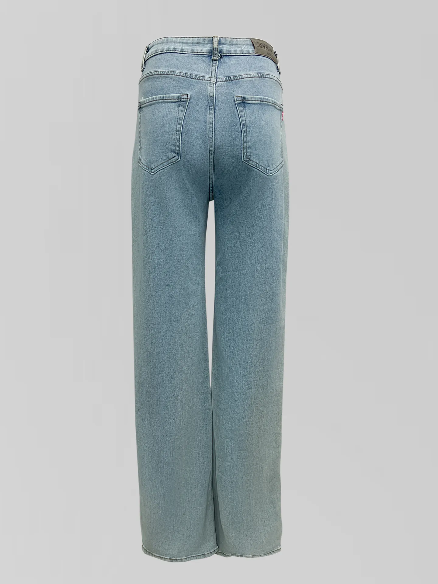 Джинсы Denim 3929 прямые однотонные