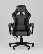 Кресло спортивное TopChairs Commander серо-черный