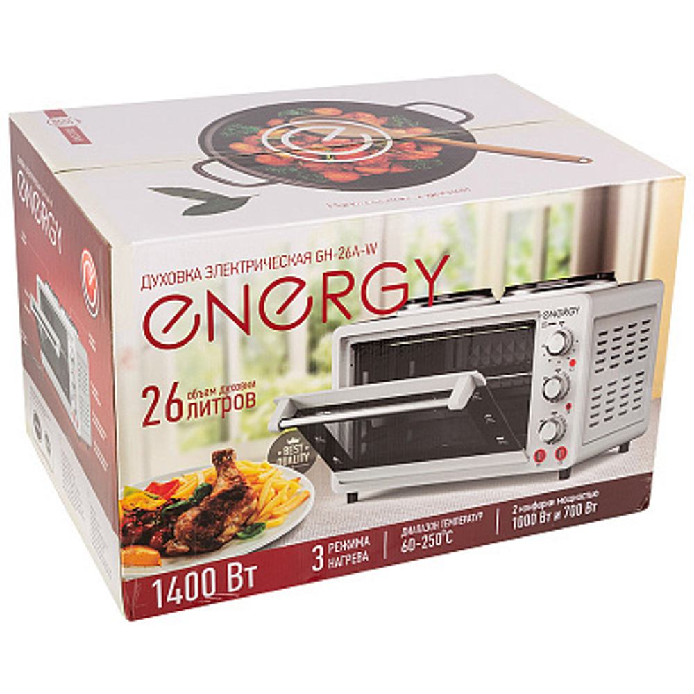 Духовка электрическая ENERGY GH26-A-W белый (105498)