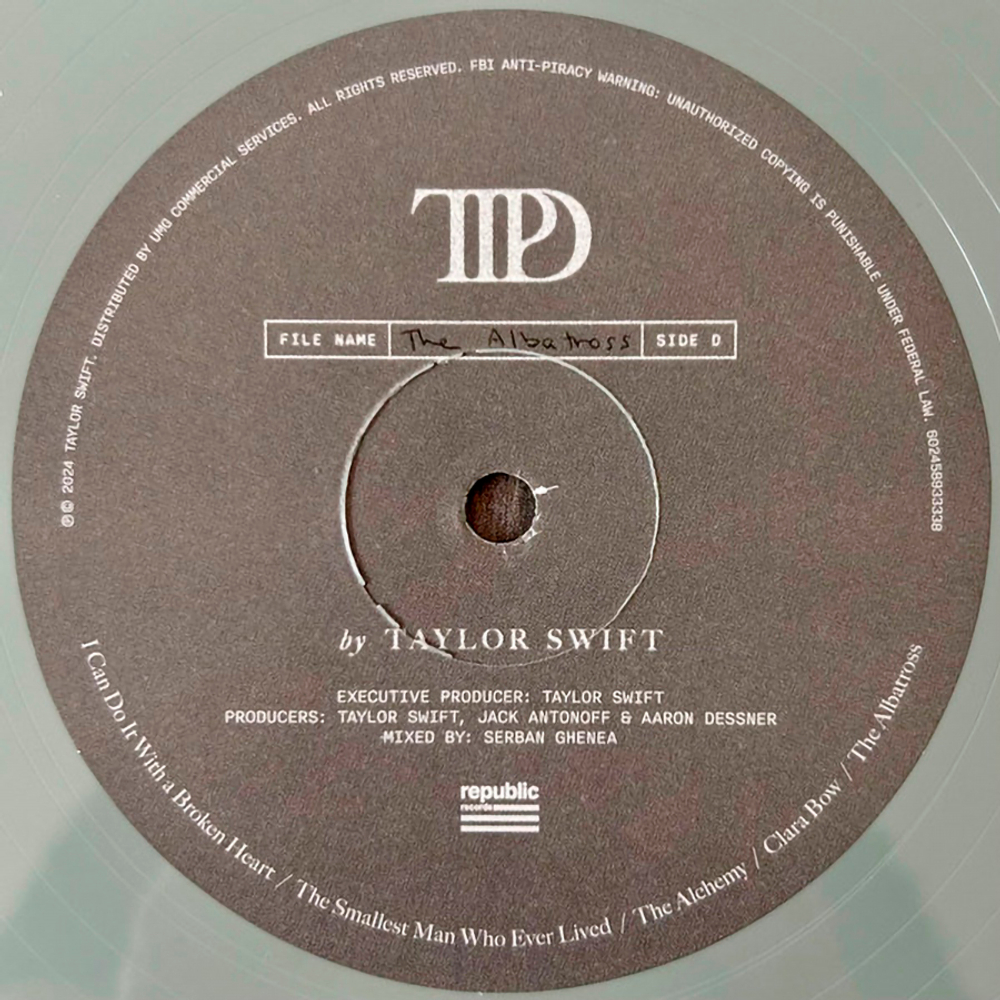 Taylor Swift / The Tortured Poets Department (Coloured Vinyl)(2LP)
