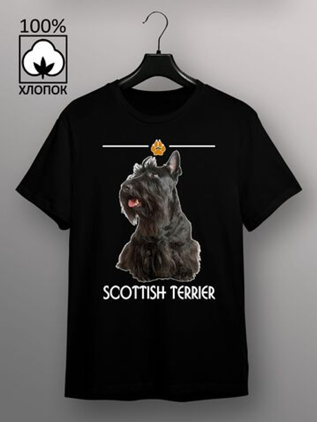 Футболка шотландский терьер