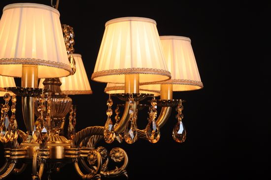 Подвесная люстра Abrasax L.8110-8BR CRISTAL-SHADE