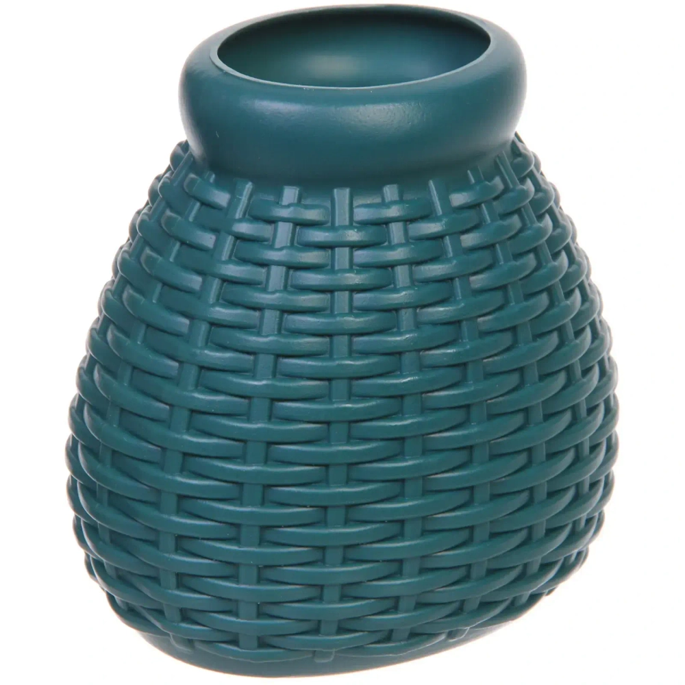 Ваза из пластика «Дениз» 9*7см цвет зеленый