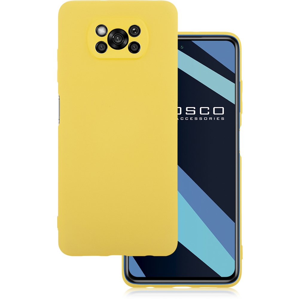Чехол ROSCO для Poco X3 NFC;Poco X3 Pro оптом (арт. XM-PX3-NSRB-YELLOW)
