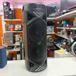 Портативная колонка FUMIKO TOWER с подсветкой и микрофоном черная
