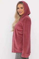 Толстовка из вельвета Нимара (чайная роза) Б14413-25М LT Collection