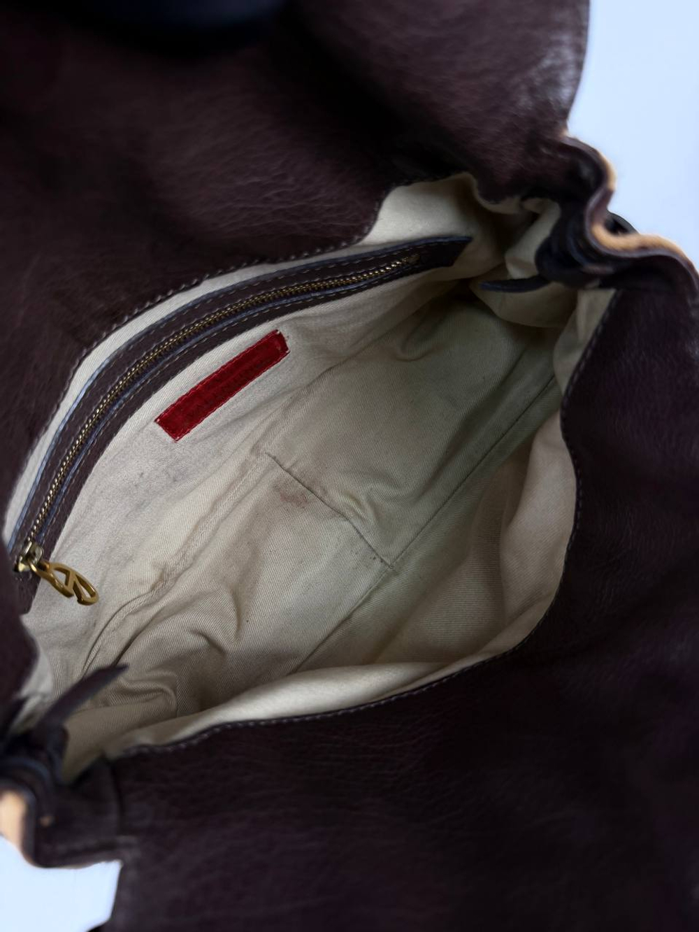 Сумка Valentino Garavani Leopard Pony Hair Leather Shoulder Bag Beige