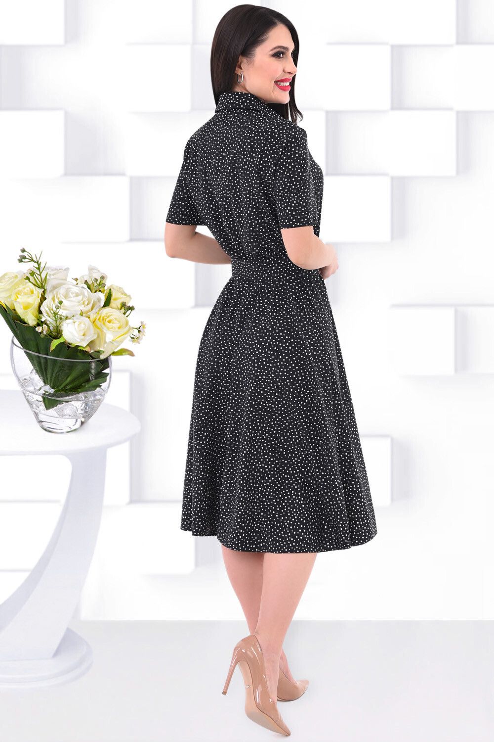 Платье Атмосфера (поп-корн дарк) Brividi (Акция)