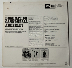 Винтажная виниловая пластинка LP Cannonball Adderley Domination (USA 1965)