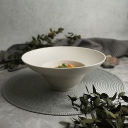 Тарелка глубокая 400 мл d 24 см h9 см для пасты   Noble [2]